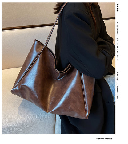 Sac cabas rétro – élégance souple et allure européenne