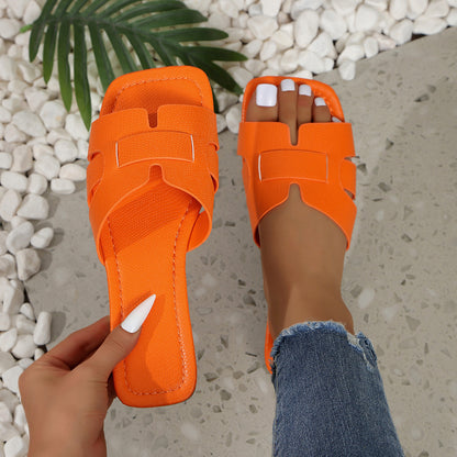 Sandales légères en PU – confort et style pour la plage