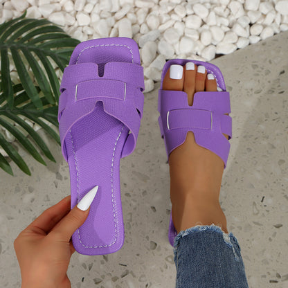 Sandales légères en PU – confort et style pour la plage