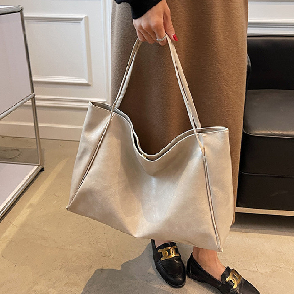 Sac cabas rétro – élégance souple et allure européenne