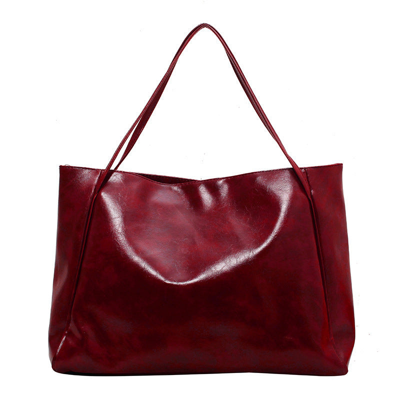 Sac cabas rétro – élégance souple et allure européenne