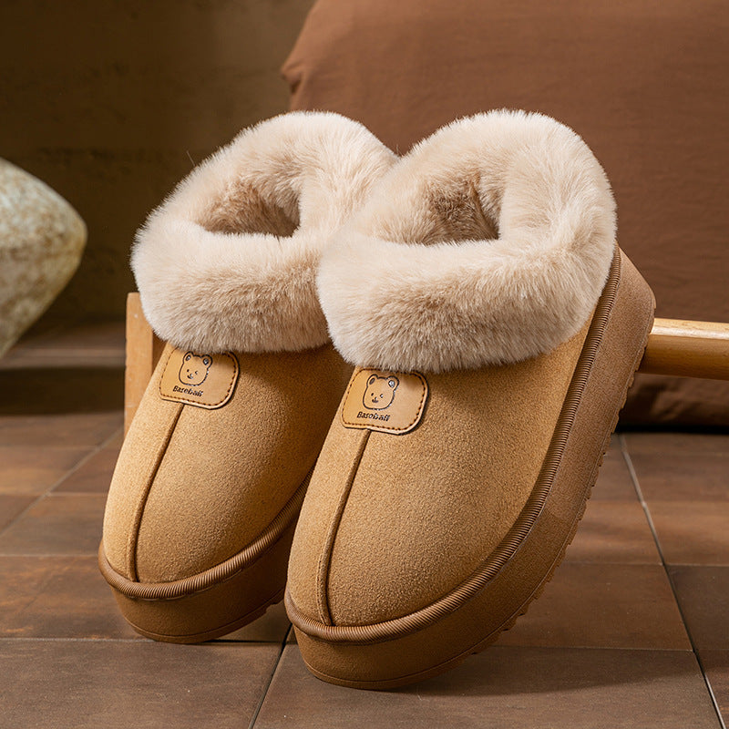 Pantoufles douillettes – intérieur moelleux et design hivernal