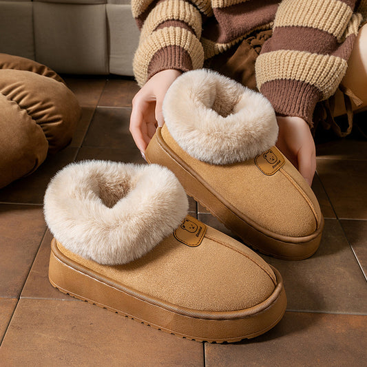 Pantoufles douillettes – intérieur moelleux et design hivernal