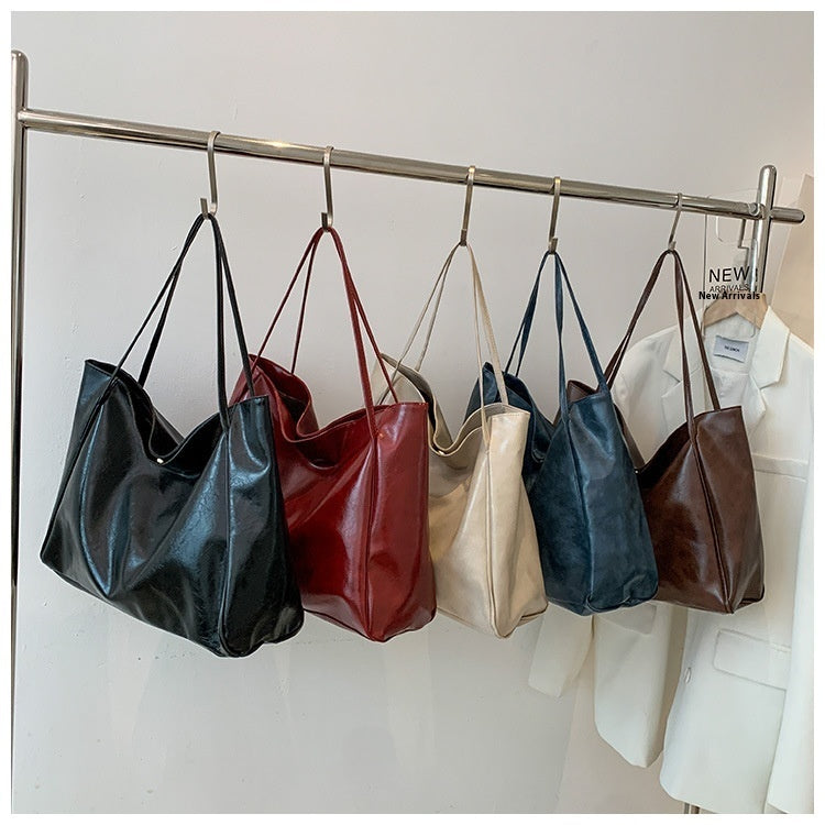 Sac cabas rétro – élégance souple et allure européenne