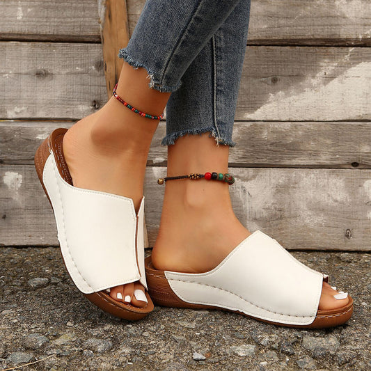 Sandales ouvertes femme – style décontracté chic