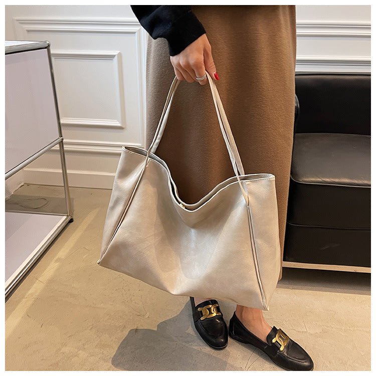 Sac cabas rétro – élégance souple et allure européenne