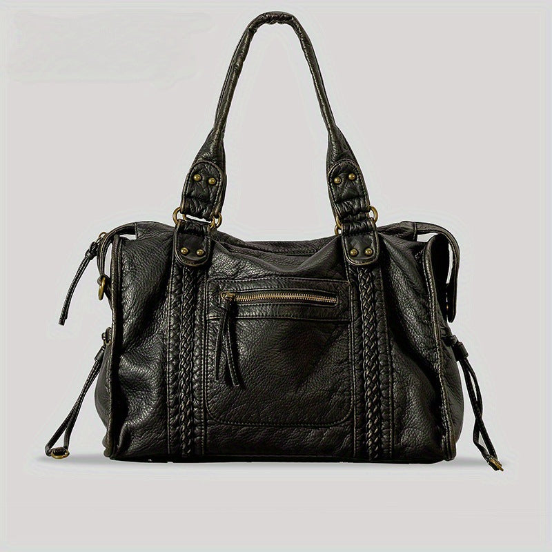 Sac à main tressé – élégance vintage et souplesse moderne