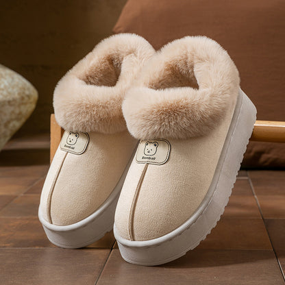 Pantoufles douillettes – intérieur moelleux et design hivernal