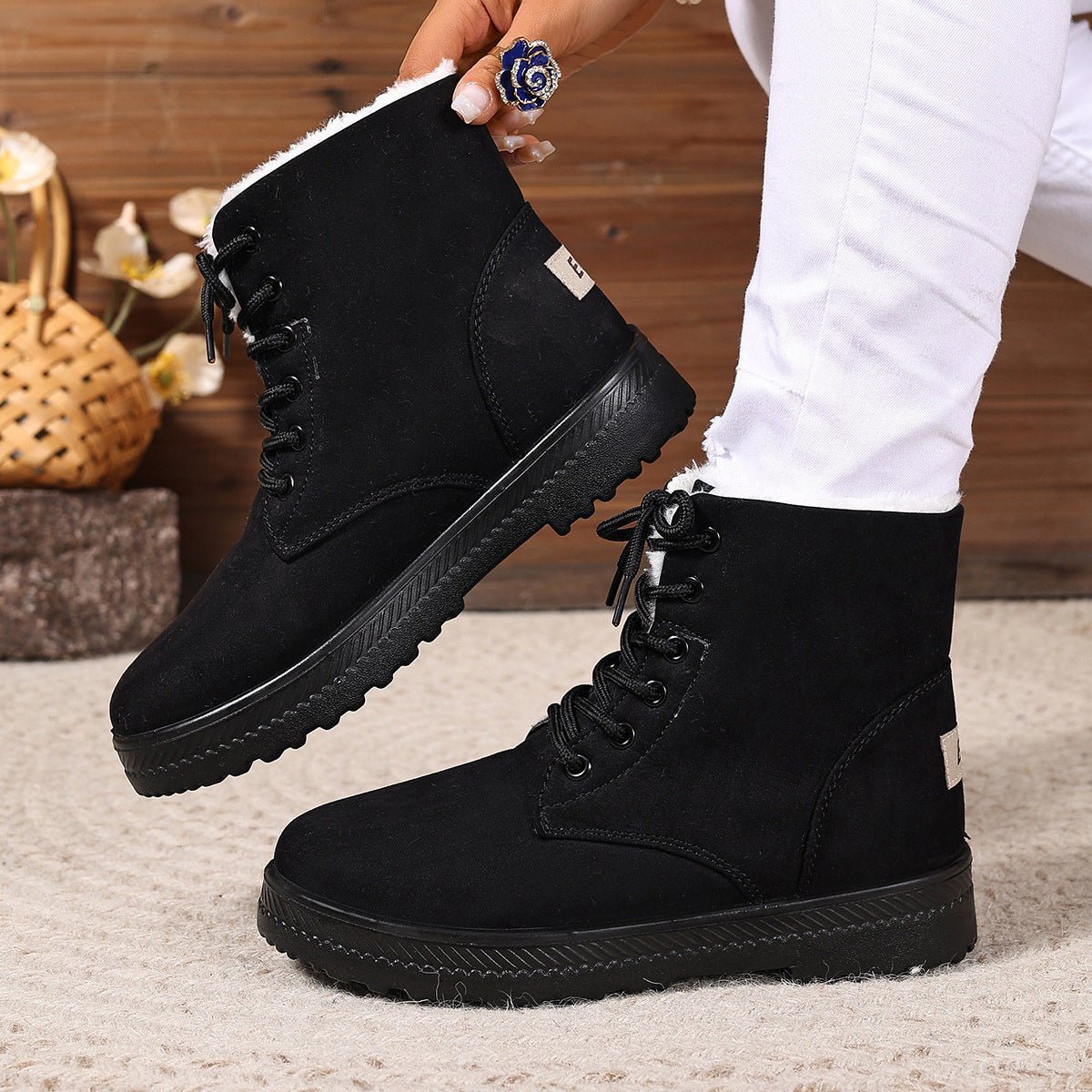 Bottines confort femme hiver