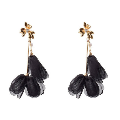 Boucles d’oreilles florales élégantes