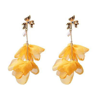 Boucles d’oreilles florales élégantes