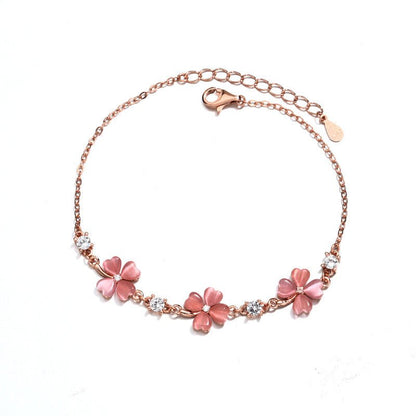 Bracelet floral élégant