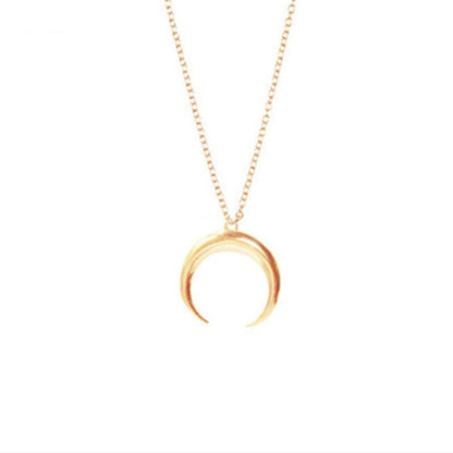 Collier pendentif demi-lune femme”