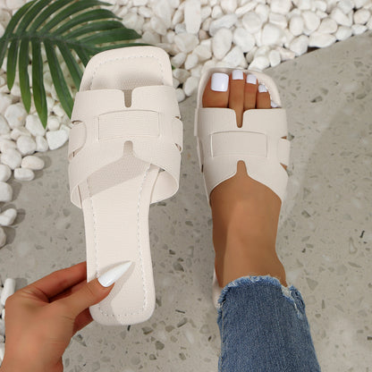 Sandales légères en PU – confort et style pour la plage