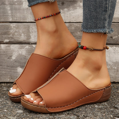 Sandales ouvertes femme – style décontracté chic