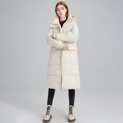 Manteau long rembourré femme