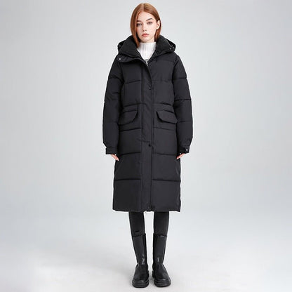 Manteau long rembourré femme