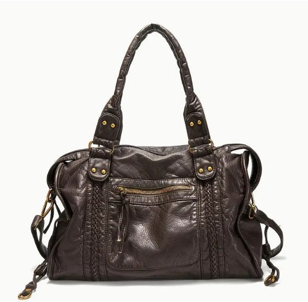 Sac à main tressé vintage