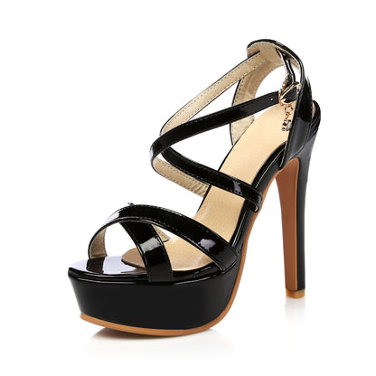 Sandales à talons plateforme femme